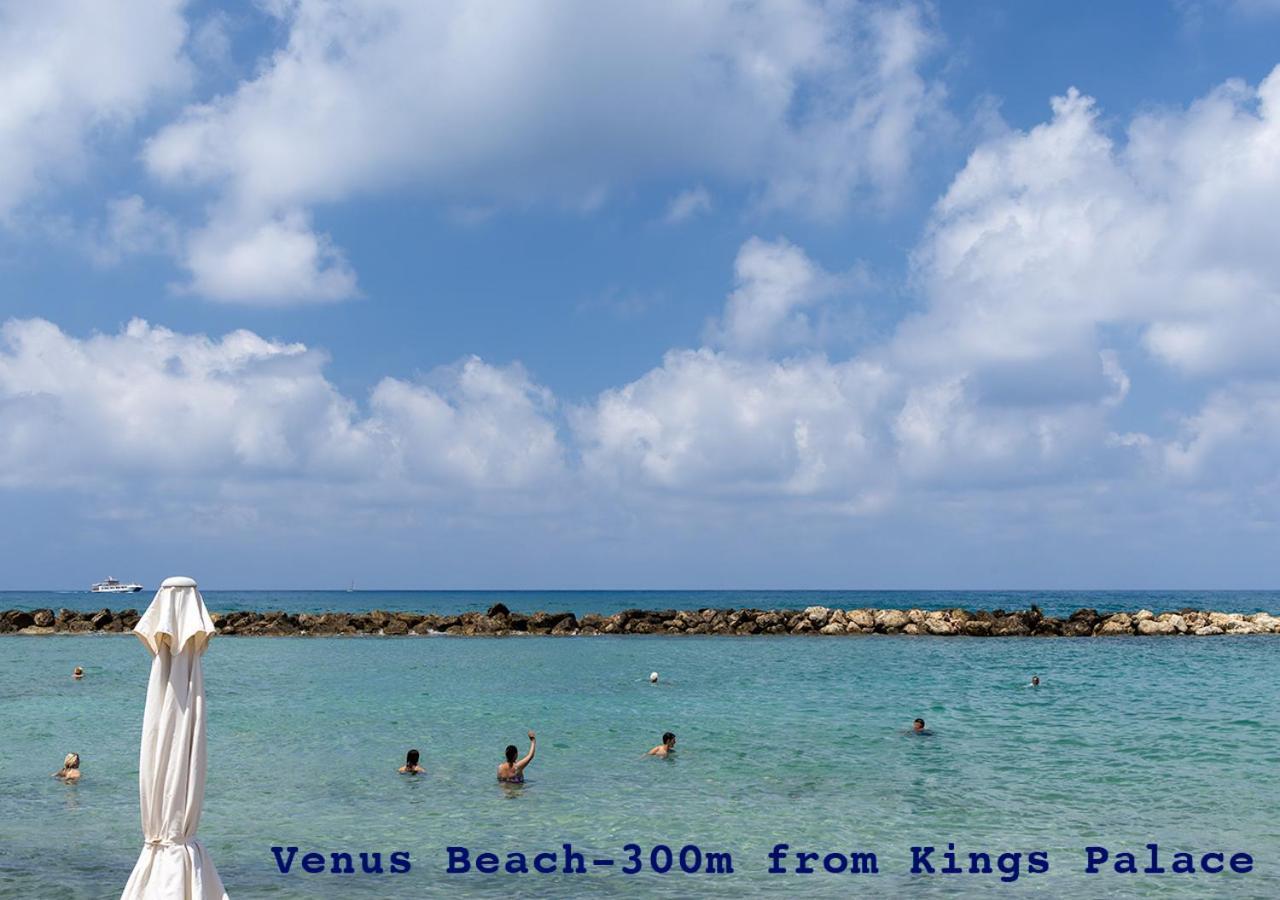 105 Kings Palace - Fabulous 2 Bed, 2 Bath, Large Patio With Garden - Sea Views Paphos Bagian luar foto